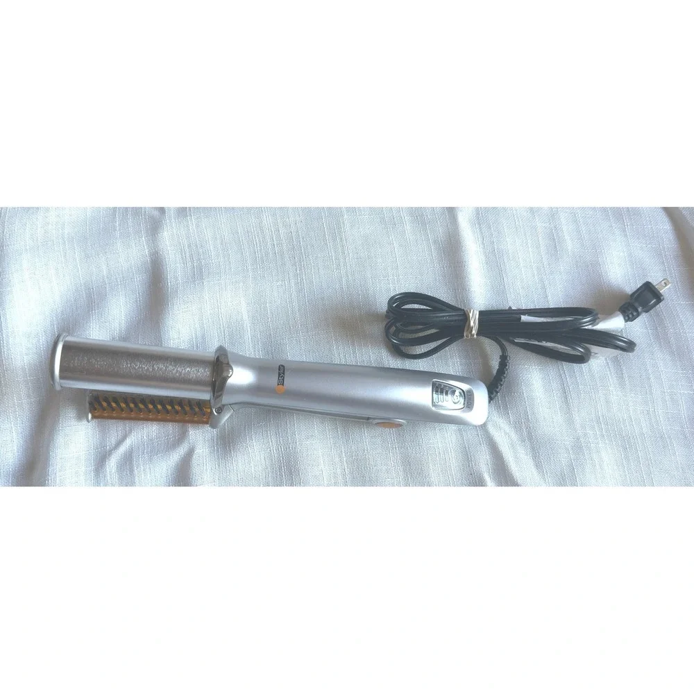 InStyler Rotating Iron IS1001 Silver Hair Straightener Curler Volumizer 135W